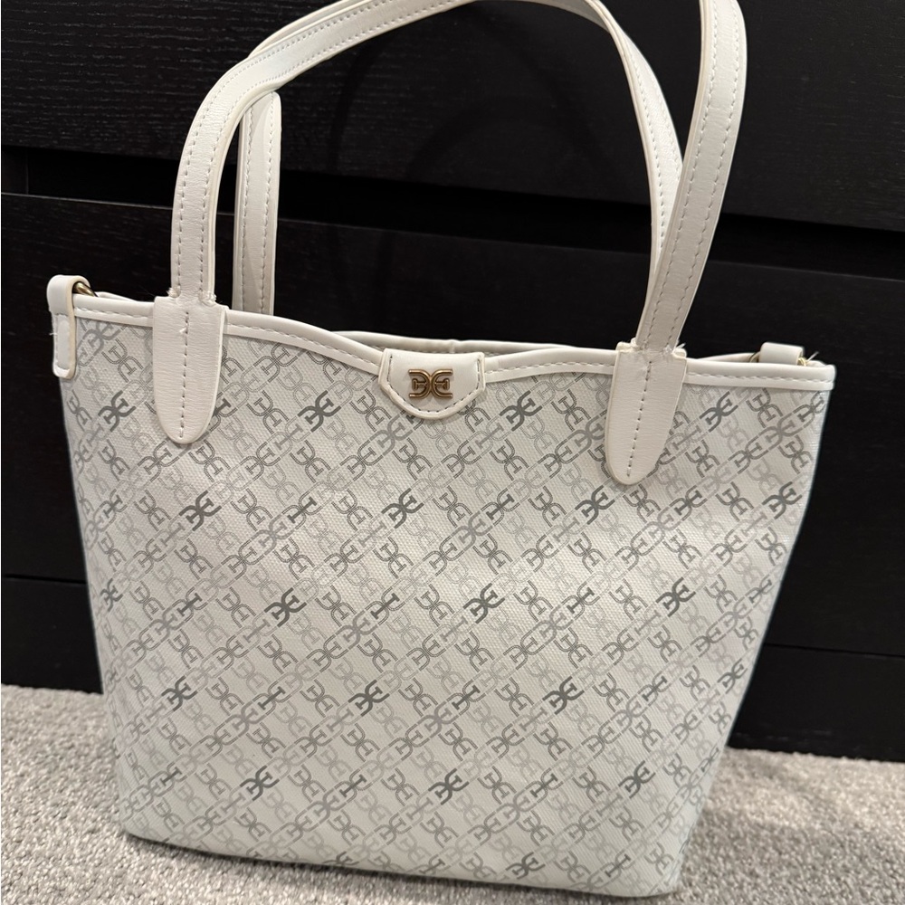NWT Sam Edelman Monogram Mini Tote Bag
